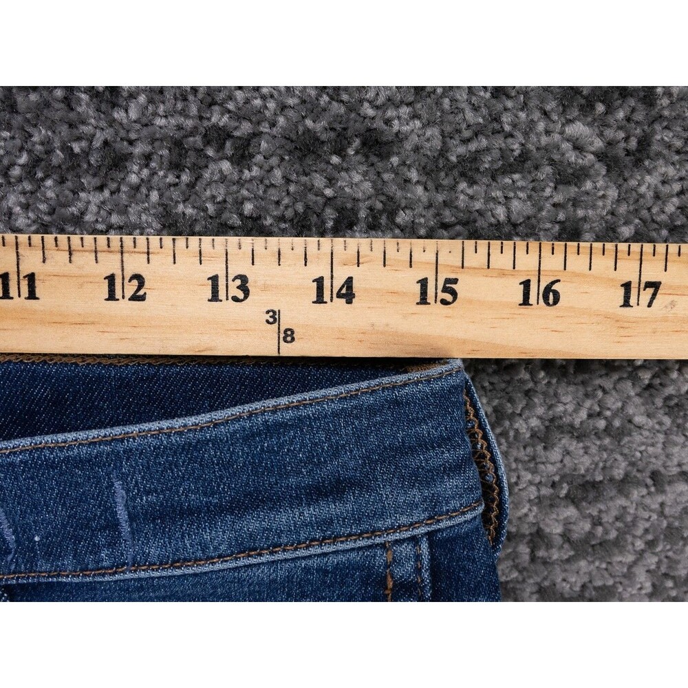 Madewell Jeans Womens  30x28.5 (Tag 28) Blue 10" High Rise Skinny Stretch Denim - Picture 7 of 13